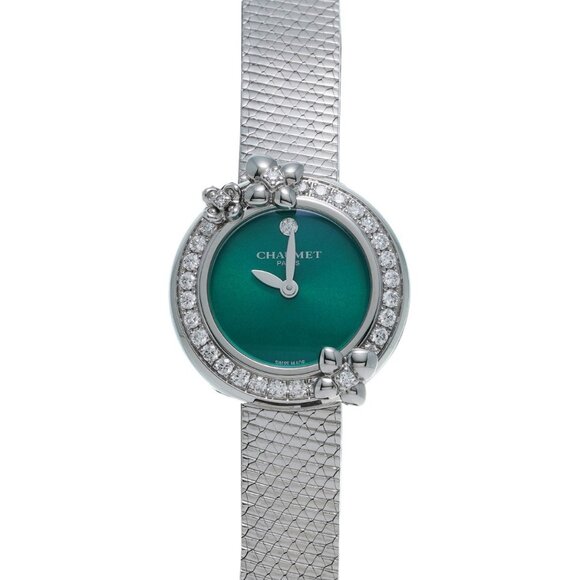 CHAUMET Ortharcia W83880-001 green Ladies Watches quartz Used Ginzo - Picture 1 of 7